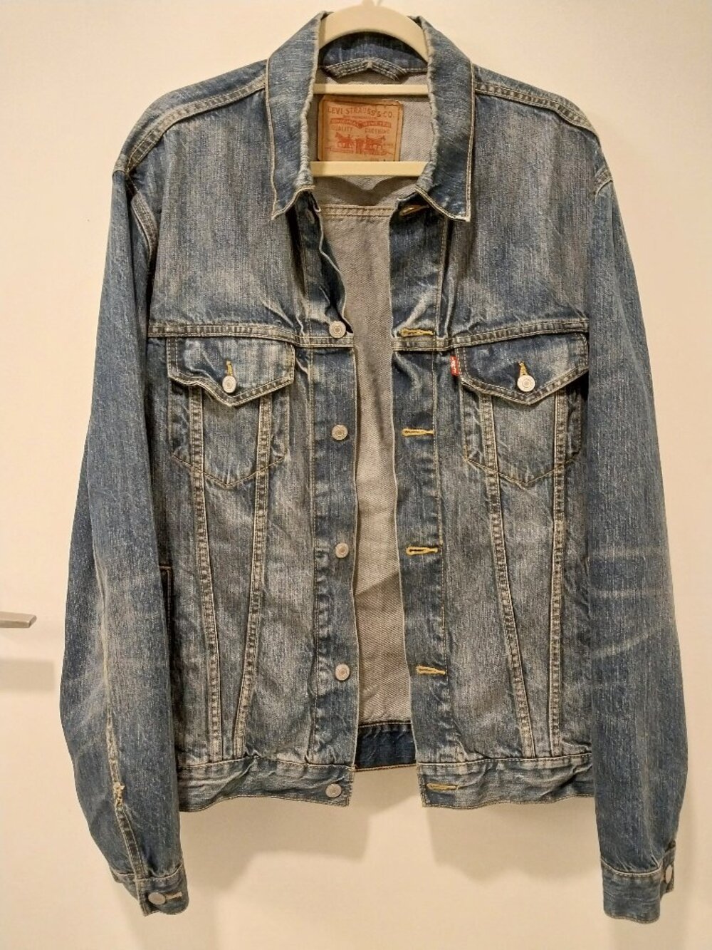 Levi's Strauss Vintage Distressed Jean Jacket